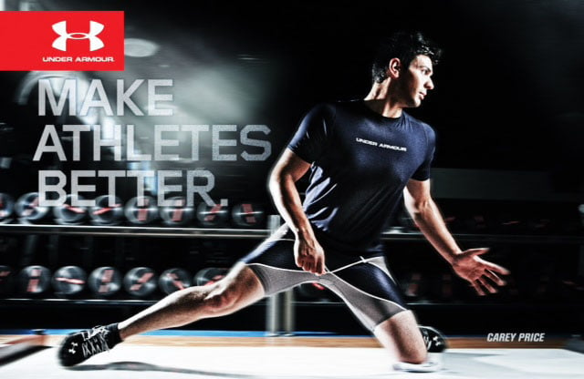 Performance apparel world leader Under Armour announced today that Montreal Canadiens No. 31 Carey Price has joined its elite roster of professional athletes. (CNW Group/UNDER ARMOUR)