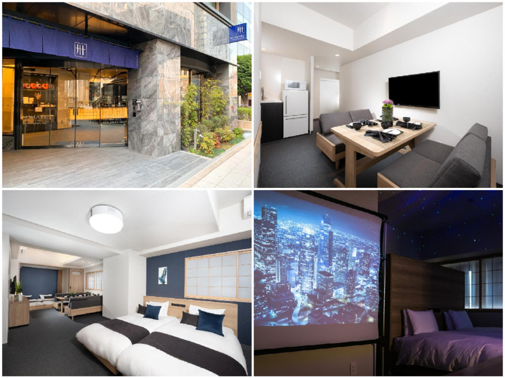 東京新宿2020開幕的美滿如家 東京新宿西，包含外觀、臥室、房內客廳